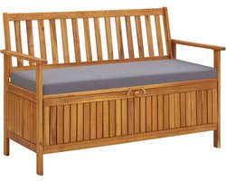 vidaXL - Tuinopbergbank - 120 - cm - massief - acaciahout