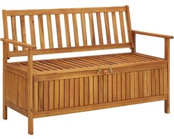 vidaXL - Tuinopbergbank - 120 - cm - massief - acaciahout