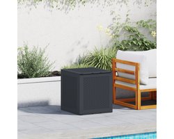 vidaXL - Tuinopbergbox - Anthraciet - 55x53x57 - cm - PP
