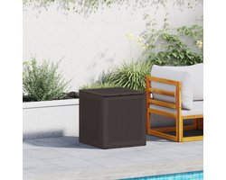 vidaXL - Tuinopbergbox - Bruin - 55x53x57 - cm - PP