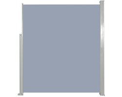 vidaXL Tuinscherm uittrekbaar 160x300 cm grijs - Luifel - Luifels - Inklapbare Luifel - Inklapbare Luifels