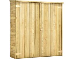 vidaXL - Tuinschuur - 163x50x171 - cm - geïmpregneerd - grenenhout