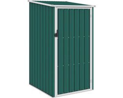 vidaXL - Tuinschuur - 87x98x159 - cm - gegalvaniseerd - staal - groen