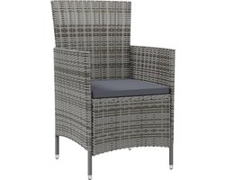 vidaXL Tuinstoelen met kussens - set van 2 Tuinstoelen - Tuinset - Buitentijd - Lounge - Relaxen