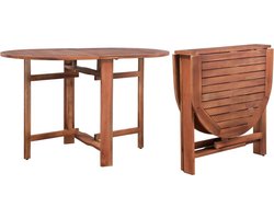 vidaXL - Tuintafel - 120x70x74 - cm - massief - acaciahout