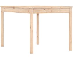 vidaXL - Tuintafel - 121x82,5x76 - cm - massief - grenenhout