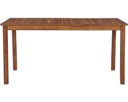 vidaXL Tuintafel 150x90x74 cm massief acaciahout
