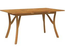vidaXL - Tuintafel - 150x90x75 - cm - massief - acaciahout