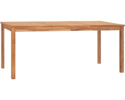 vidaXL - Tuintafel - 180x90x77 - cm - massief - teakhout
