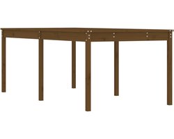 vidaXL - Tuintafel - 203,5x100x76 - cm - massief - grenenhout - honingbruin