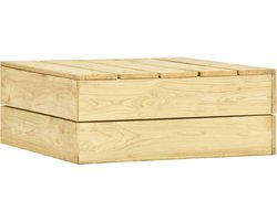 vidaXL - Tuintafel - 75x75x31 - cm - geïmpregneerd - grenenhout