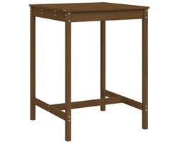 vidaXL - Tuintafel - 82,5x82,5x110 - cm - massief - grenenhout - honingbruin