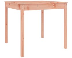 vidaXL - Tuintafel - 82,5x82,5x76 - cm - massief - douglashout