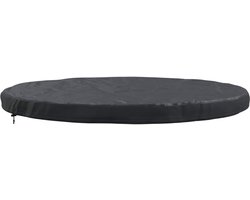 vidaXL - Tuintafel - Hoes - Zwart - 142 - x - 142 - x - 10 - cm - 210D - Oxford - Stof