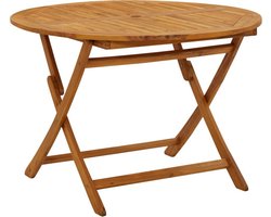vidaXL - Tuintafel - inklapbaar - 110 - cm - massief - acaciahout