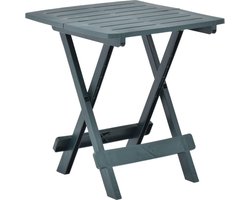vidaXL - Tuintafel - inklapbaar - 45x43x50 - cm - kunststof - groen