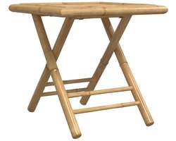 vidaXL - Tuintafel - inklapbaar - 45x45x45 - cm - bamboe