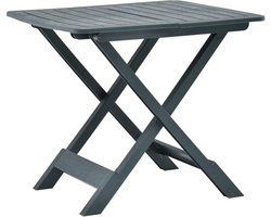 vidaXL - Tuintafel - inklapbaar - 79x72x70 - cm - kunststof - groen