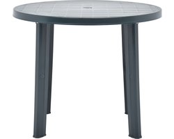 vidaXL Tuintafel - Weerbestendig Kunststof - Groen