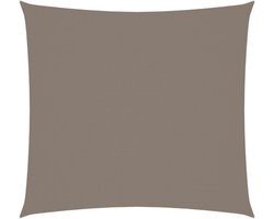 vidaXL Tuinzonescherm - Zonnescherm - Zonnescherm vierkant 2,5x2,5 m oxford stof taupe - Parasol - Outdoor Decor - Veranda Scherm