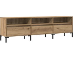 vidaXL - TV - Kast - met - lade - Artisan - Eiken - 150 - x - 30 - x - 45 - cm