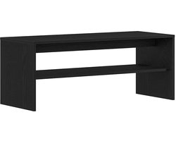 vidaXL - Tv-meubel - 100x40x40 - cm - spaanplaat - zwart - eikenkleurig