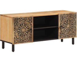vidaXL - Tv-meubel - 105x33x46cm - massief - mangohout