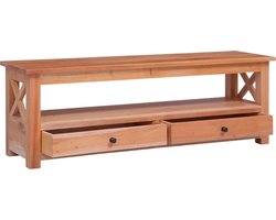 vidaXL Tv-meubel 120x30x40 cm massief mahoniehout Tv-meubel - Mahonie Tv-kast - Vintage Tv-tafel - Salon Meubilair - Living Room Furniture