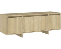 vidaXL - Tv-meubel - 120x30x40,5 - cm - bewerkt - hout - sonoma - eikenkleurig
