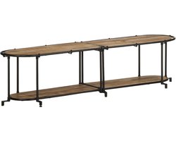 vidaXL - Tv-meubel - 160x42x40 - cm - massief - ruw - mangohout