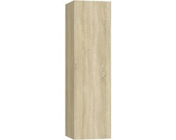 vidaXL - Tv-meubel - 30,5x30x110 - cm - bewerkt - hout - sonoma - eikenkleurig