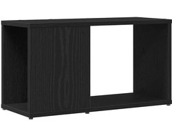 vidaXL - Tv-meubel - 60x24x32 - cm - spaanplaat - zwart - eikenkleurig