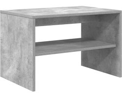 vidaXL Tv-meubel 60x40x40 cm betongrijs hout Tv-meubel - Salontafel - Compact Tv-meubel - Houten Tv-meubel - Betonnen Tv-meubel