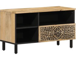vidaXL - Tv-meubel - 80x33x46 - cm - massief - mangohout