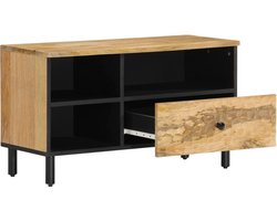 vidaXL Tv-meubel - 80x33x46 cm - Massief Mangohout Tv Kast - Houten Tv Stand - Salontafel - Mango Wood Furniture - Houten Meubilair