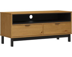 vidaXL - TV-meubel - FLAM - 110x40x50 - cm - massief - grenenhout
