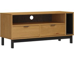 vidaXL - TV-meubel - FLAM - 110x40x50 - cm - massief - grenenhout