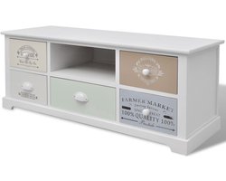 vidaXL - Tv-meubel - Franse - stijl - hout