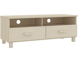 vidaXL - Tv-meubel - HAMAR - 106x40x40 - cm - massief - grenenhout - honingbruin