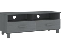 vidaXL Tv-meubel HAMAR 106x40x40 donkergrijs Tv Kast - Tv Meubel - Salontafel - Hout - Grijs