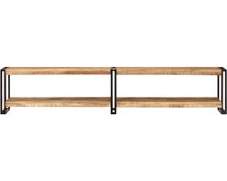 vidaXL Tv-meubel mangohout 200x30x40 cm Tv Kast - Mango Hout - Salontafel - Opbergruimte - Industrie Style