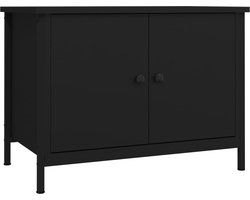 vidaXL - Tv-meubel - met - deuren - 60x35x45 - cm - bewerkt - hout