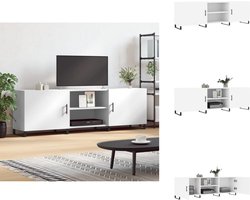 vidaXL Tv-meubel - Tv-meubelen - Tv Kast - Opbergkast - Tv-meubel 150x30x50 cm bewerkt hout wit