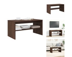 vidaXL TV-meubel - TV-meubels -TV-meubel - Televisiemeubel - Tv-meubel 80x40x40 cm bewerkt hout bruin eikenkleur