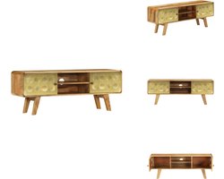 vidaXL Tv-meubel - Tv-meubels - Tv-meubelen - Tv-meubilair - Tv-meubel 120x30x45 cm massief mangohout