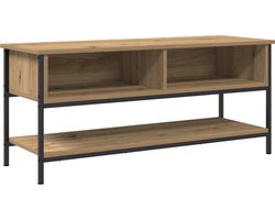 vidaXL - Tv-meubelset - Artisan - Eiken - 100 - x - 35 - x - 45 - cm - Bewerkt - hout
