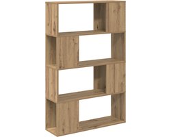 vidaXL - Tv-meubelset - Wandgemonteerd - Bruin - 80 - x - 24 - x - 125 - cm - Bewerkt - hout