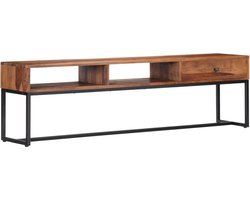 vidaXL Tv Stand - Tv Kast - Tv-meubel 160x30x45 cm massief acaciahout - Sheeshamhouten Meubilair - Salontafel - Livingroom Furniture