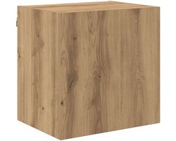 vidaXL - TV - Wandkast - 40,5x30x40cm - Artisan - Eiken - Bewerkt - hout
