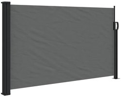vidaXL - Uitschuifbaar - zijluifel - antraciet - 120x500 - cm